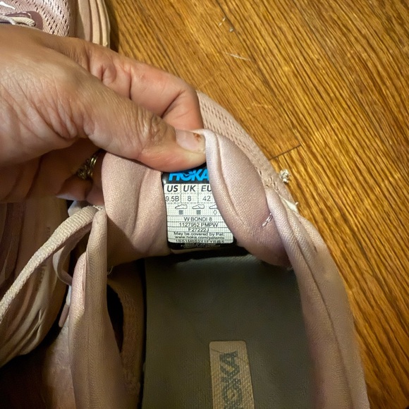 Hoka Women's Athletic Shoes in Soft Pink - Picture 9 of 12